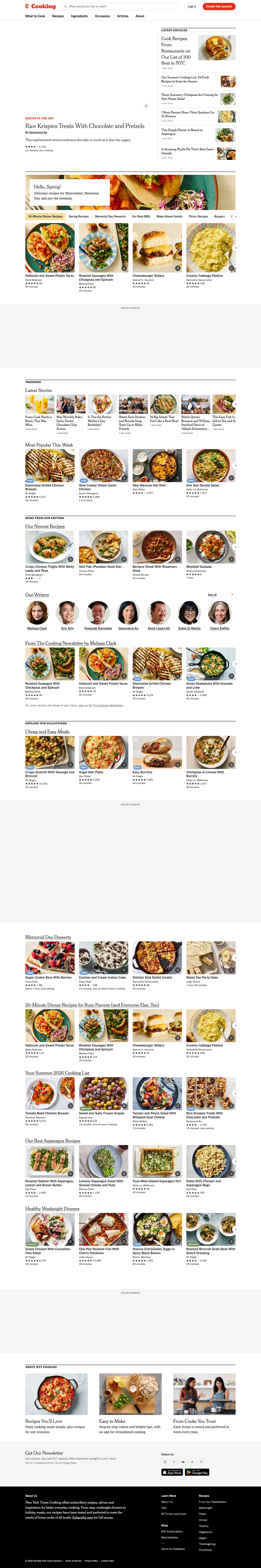 Cooking Nytimes - full page scroll