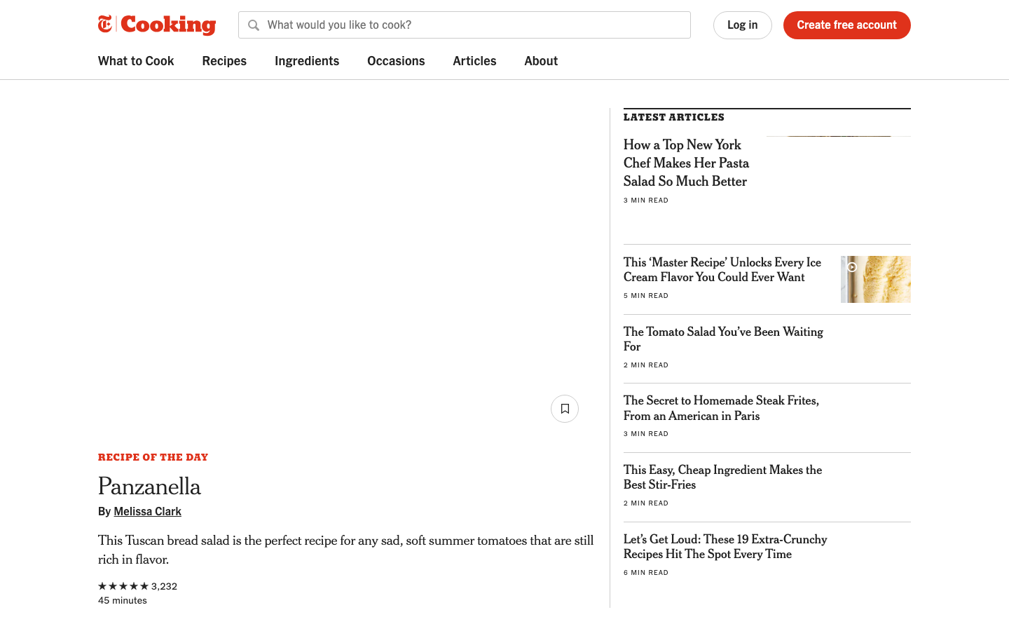 Cooking Nytimes - mobile