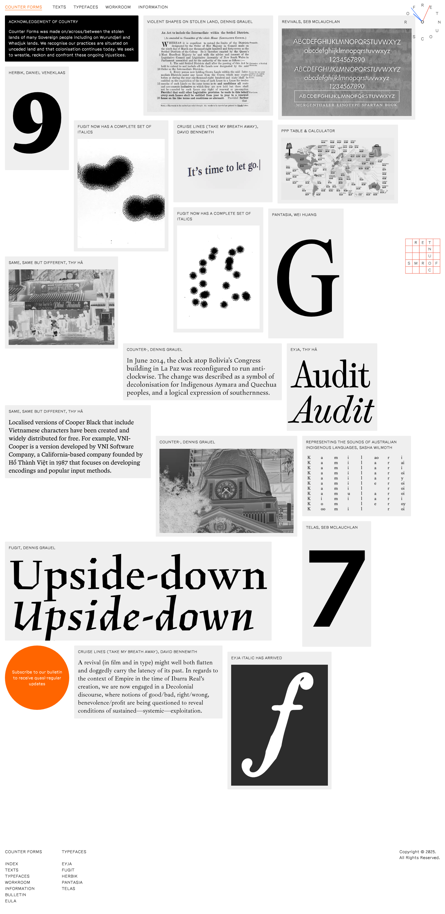 Counter Forms - full page scroll