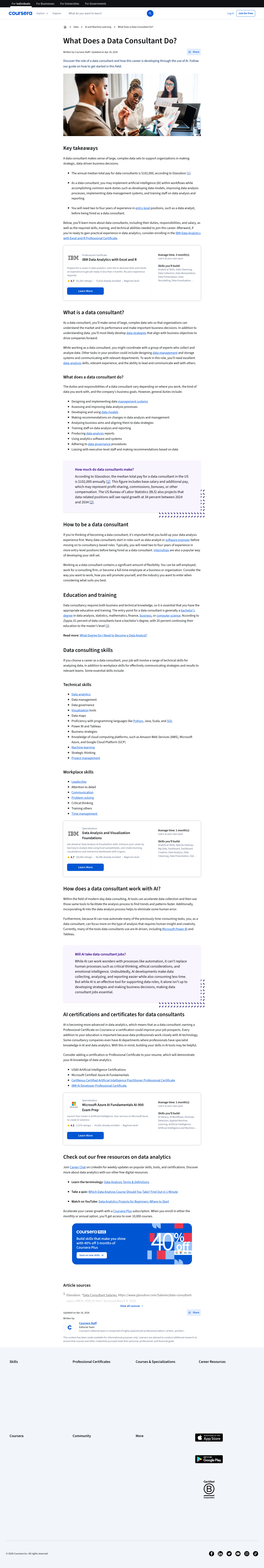 Coursera - full page scroll