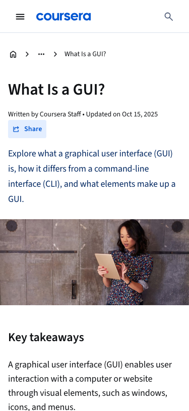 Coursera - mobile