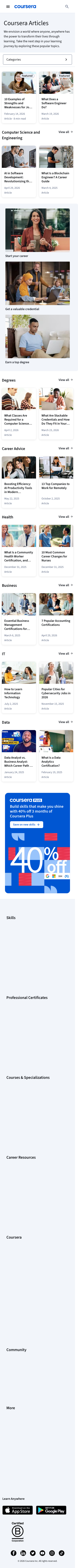 Coursera - mobile full page