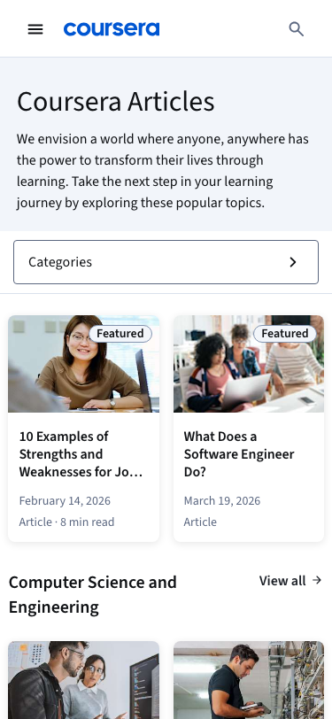 Coursera - mobile