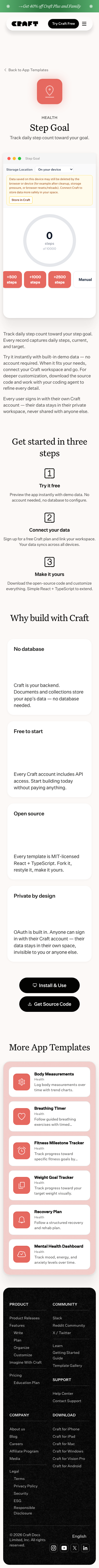 Craft Do - mobile full page