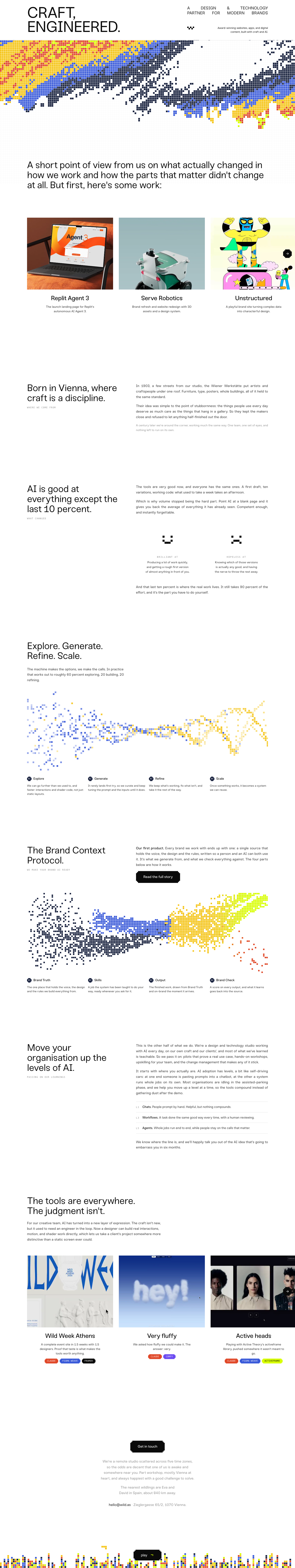 Wild - full page scroll