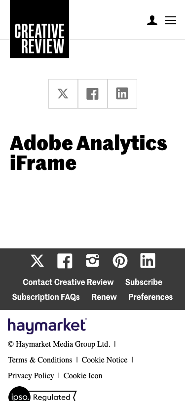 Creativereview Co Uk - mobile