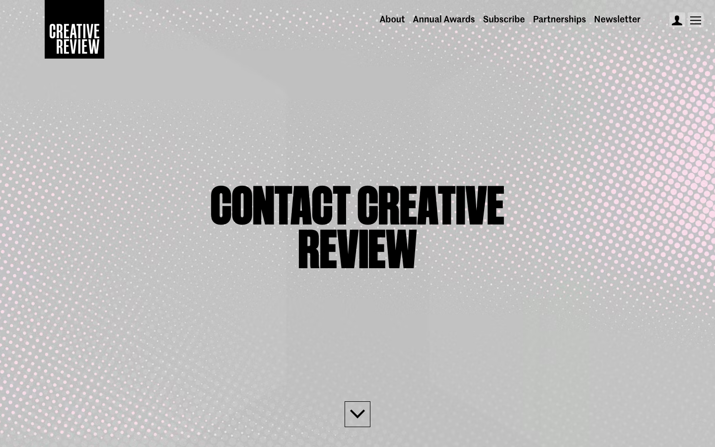 The page prioritizes a striking visual introduction with a full-bleed image, establishing a strong editorial presence. Clean typography and ample negative space contribute to a sense of considered presentation, avoiding visual clutter. · creative review, music industry, interview page, editorial design, magazine website, full screen image, minimalist layout, dark background, typography focused