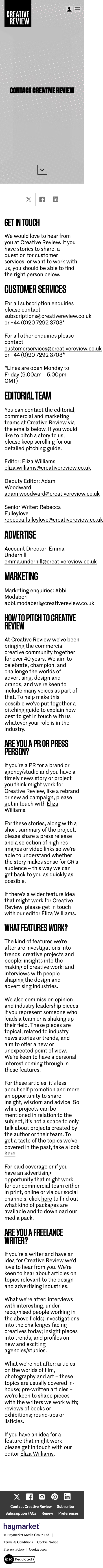 Creativereview Co Uk - mobile full page
