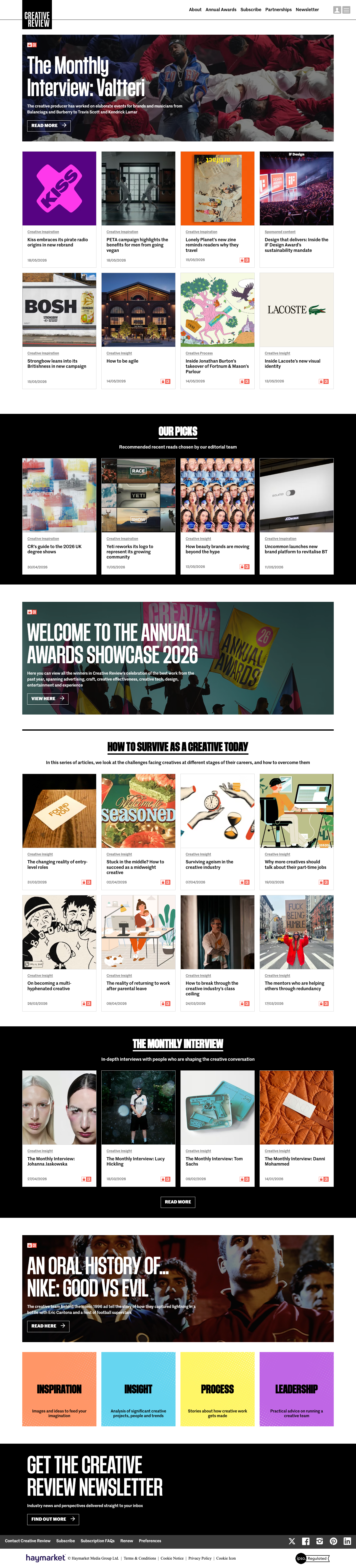 Creativereview Co Uk - full page scroll