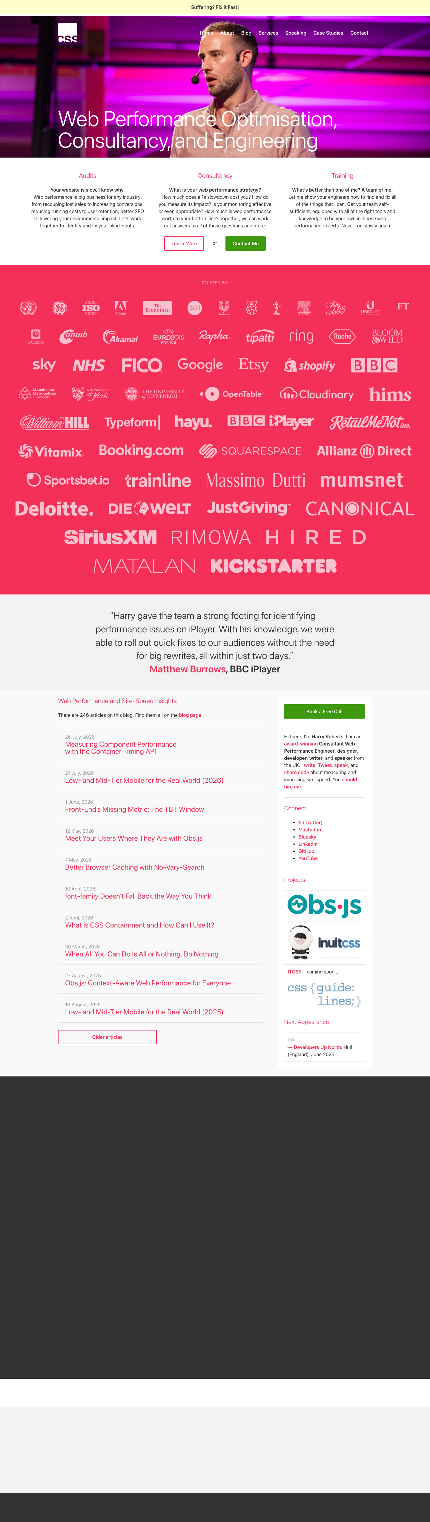 Csswizardry - mobile full page