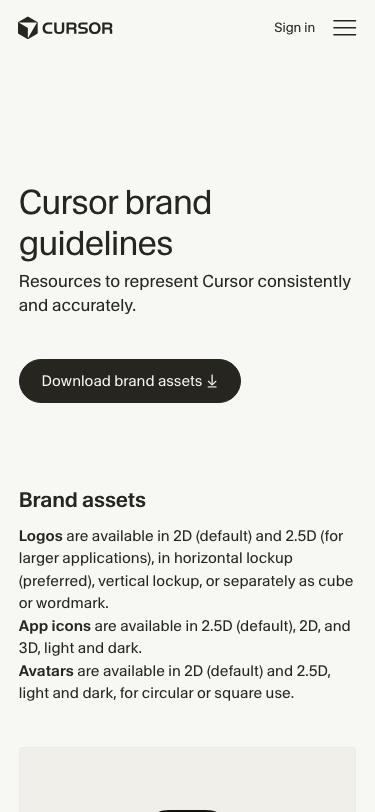 Cursor - mobile