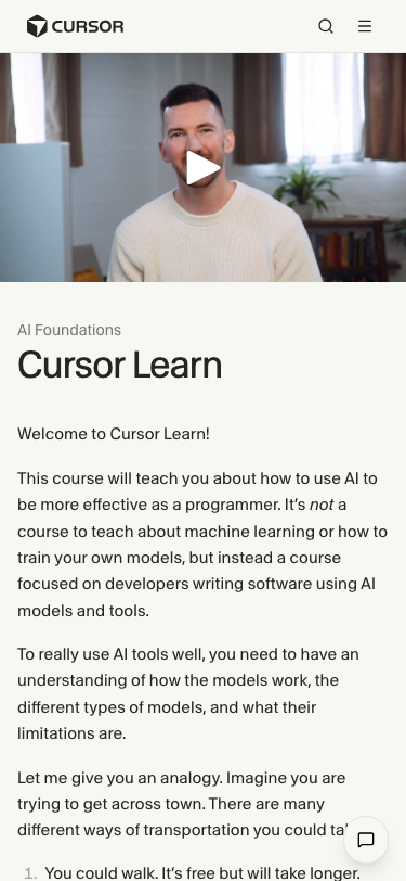 Cursor - mobile