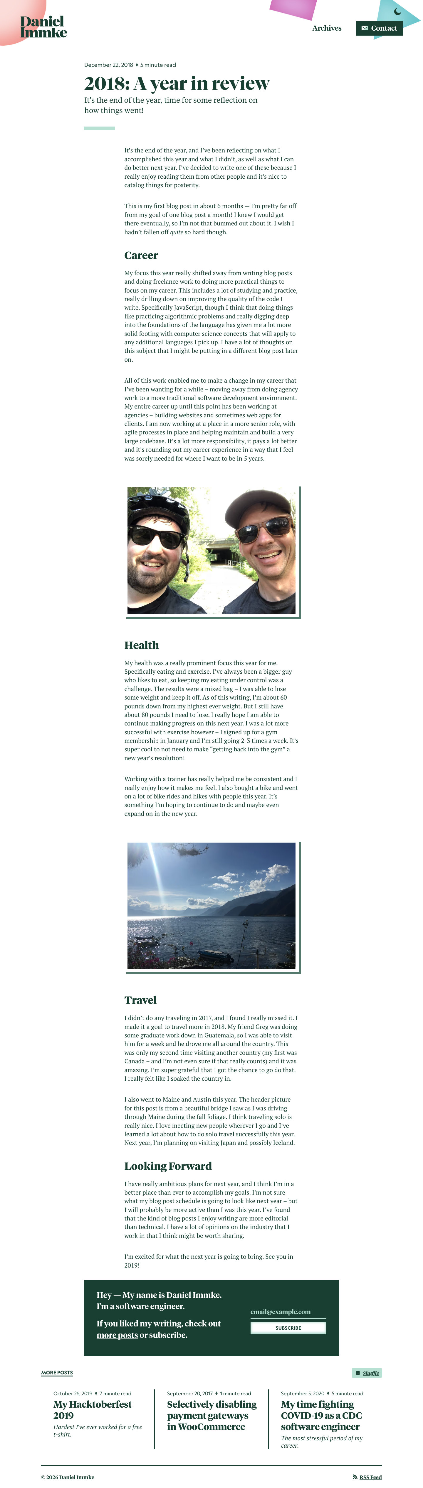 Daniel Do - full page scroll