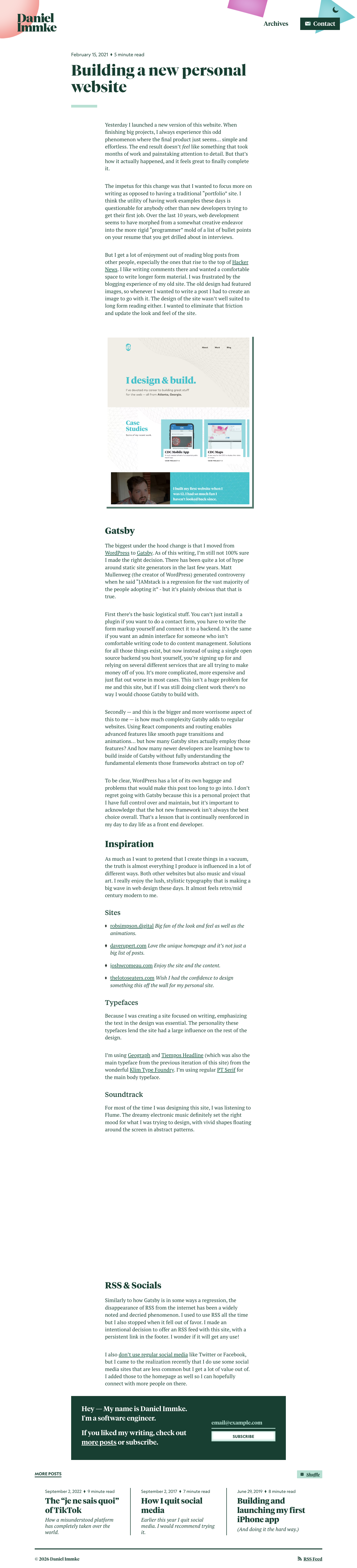 Daniel Do - full page scroll