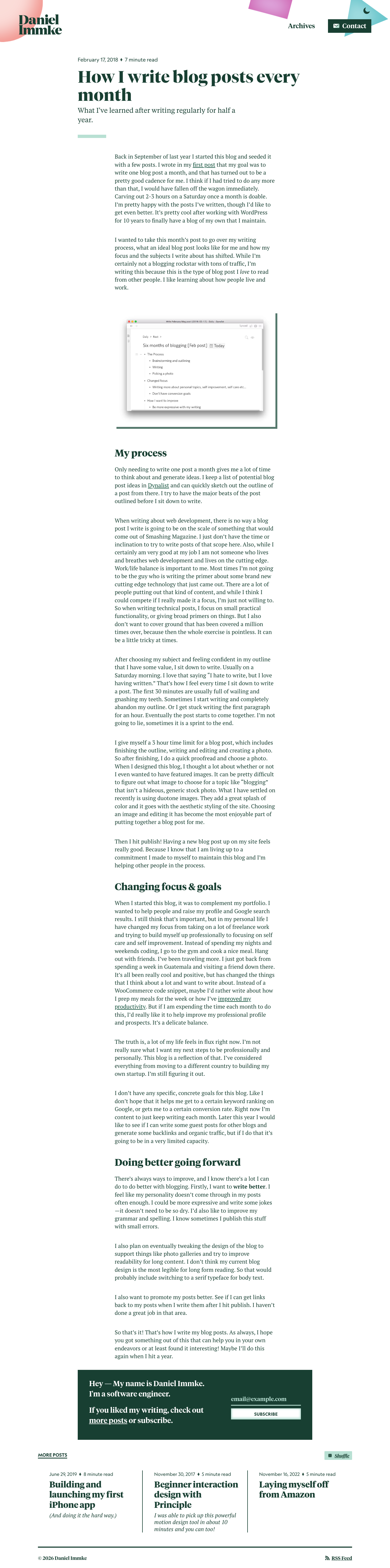 Daniel Do - full page scroll