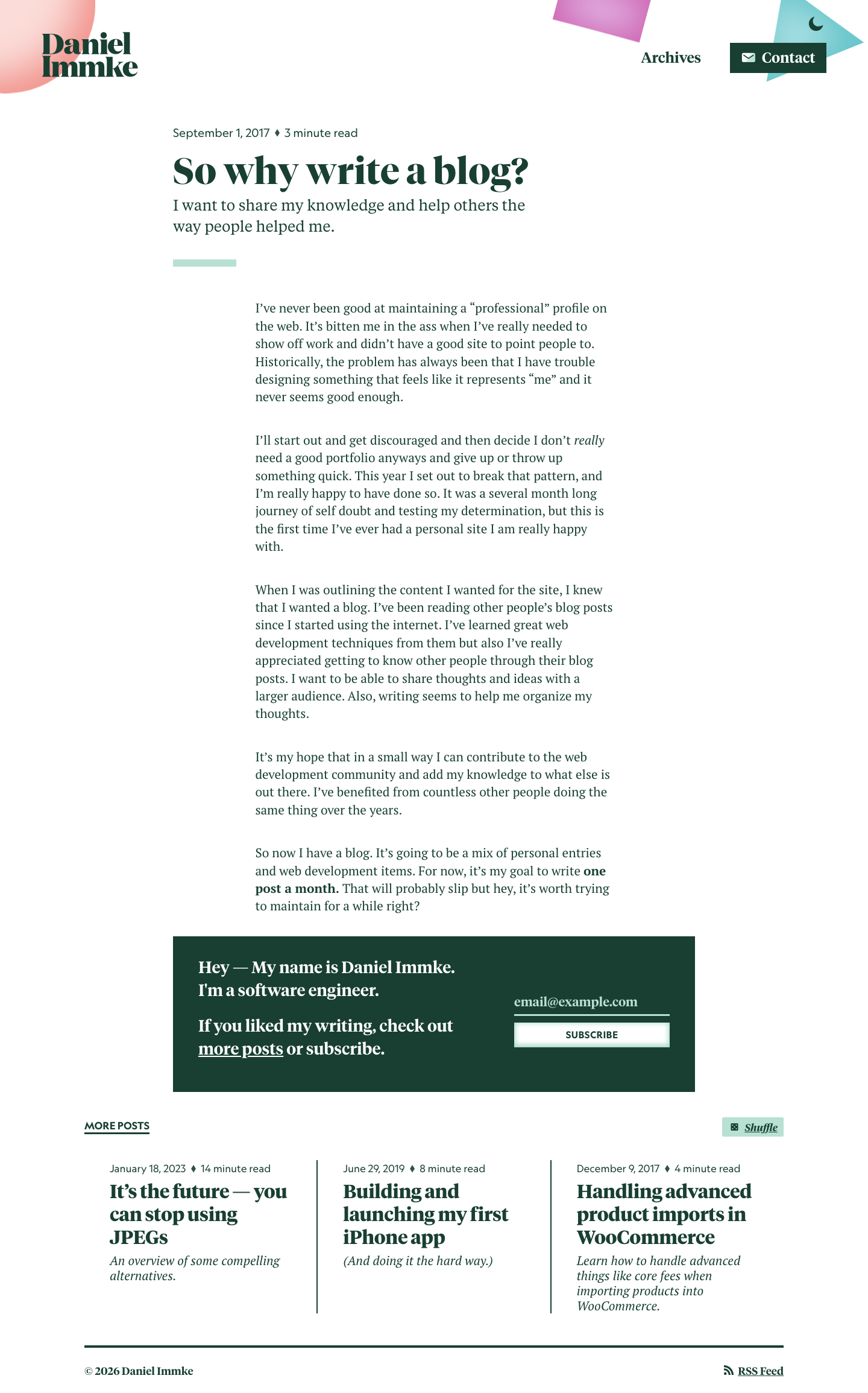 Daniel Do - full page scroll