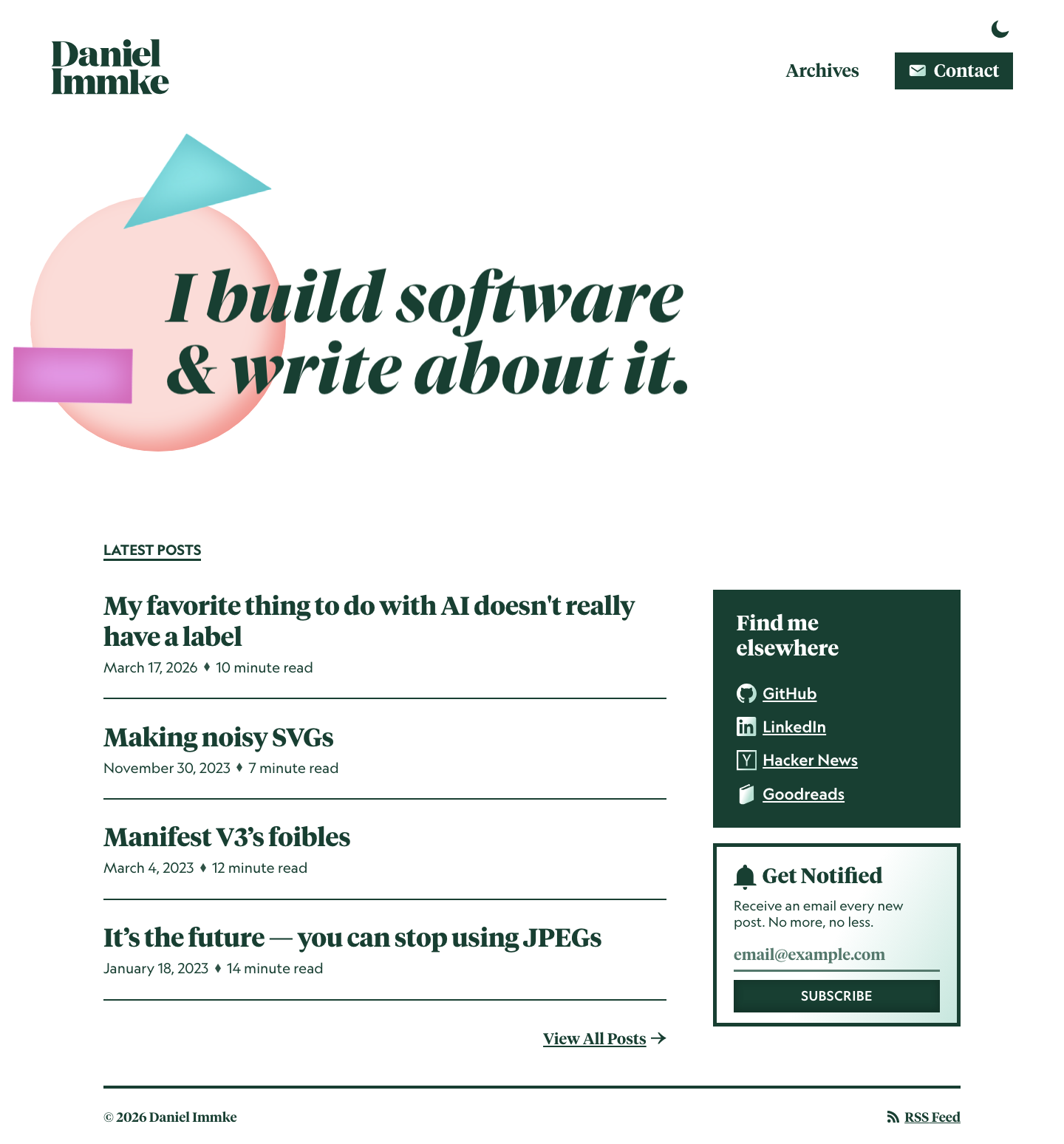 Daniel Do - mobile full page