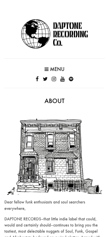 Daptonerecords — About - mobile