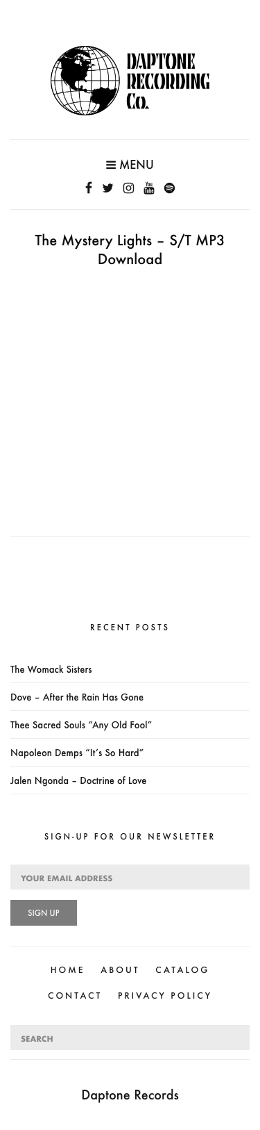 Daptonerecords - mobile full page