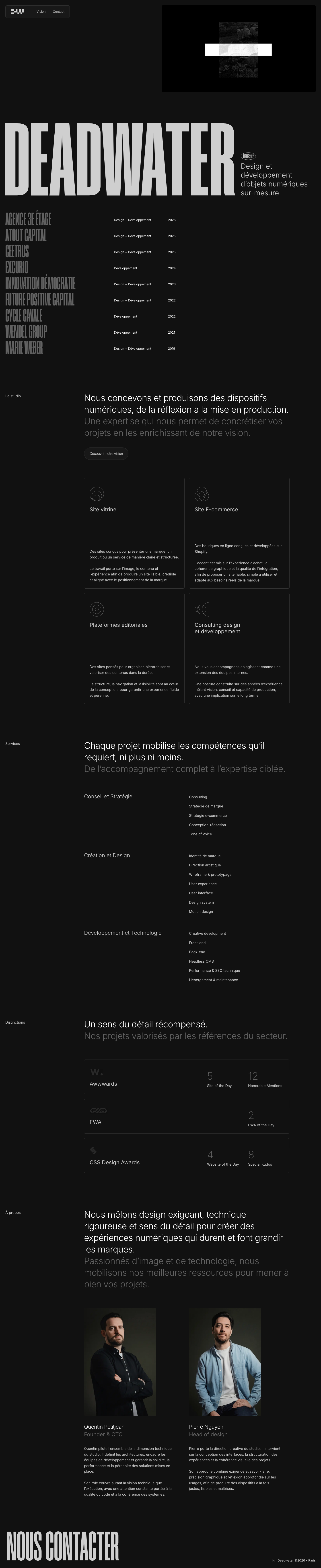 Deadwater - full page scroll