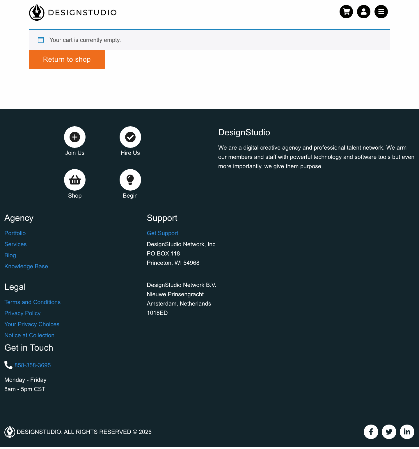 Designstudio - full page scroll