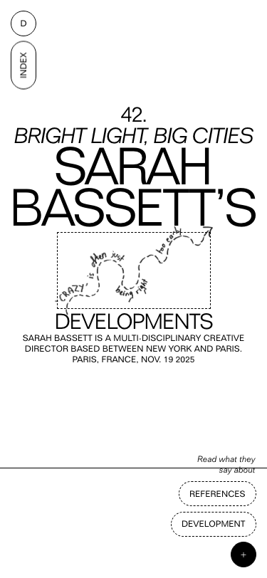 Developments - mobile full page