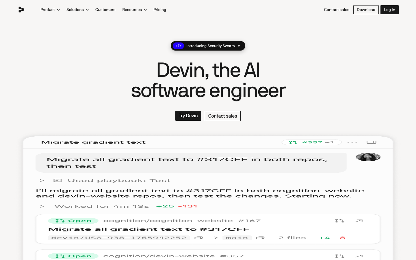 Devin - mobile