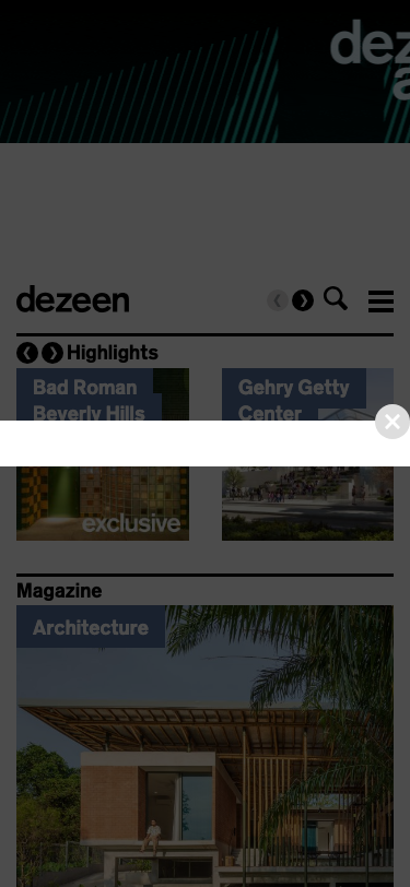 Dezeen | architecture and design magazine - mobile