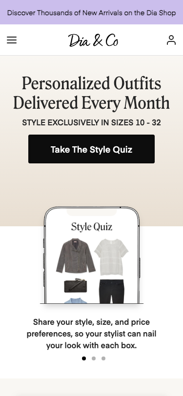 Plus Size Clothing and Personal Styling for Women | Dia & Co - mobile