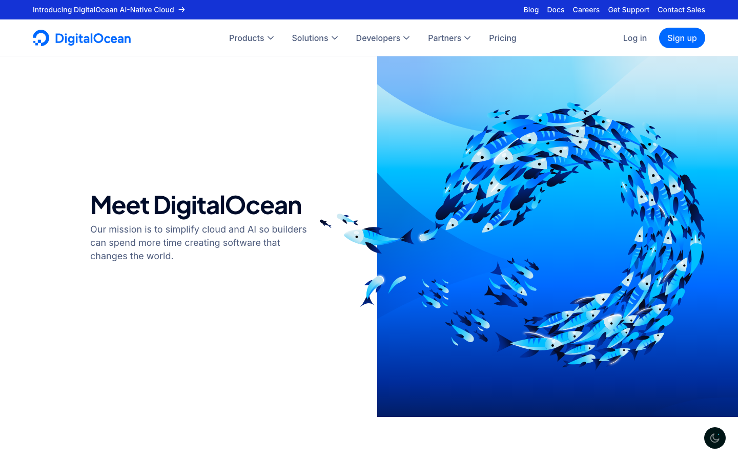 The page uses a dark, high-contrast palette with bold typography and clean spacing to highlight key metrics. The layout is structured around prominent stat strips, emphasizing data-driven value propositions. · ai cloud, developer platform, cloud infrastructure, data analytics, performance metrics, technical website, dark ui, saas landing page