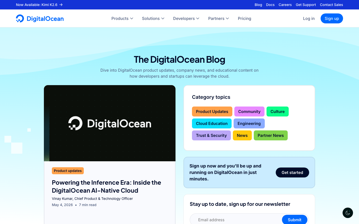 The page uses a dark, high-contrast palette with bold typography and clean spacing to highlight key metrics. The layout is structured around prominent stat strips, emphasizing data-driven value propositions. · ai cloud, developer platform, cloud infrastructure, data analytics, performance metrics, technical website, dark ui, saas landing page