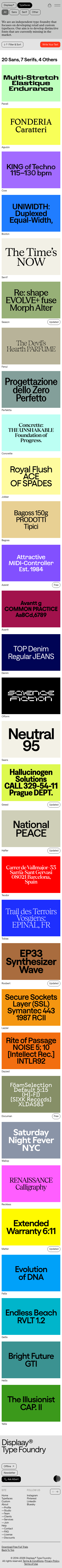 Displaay - mobile full page