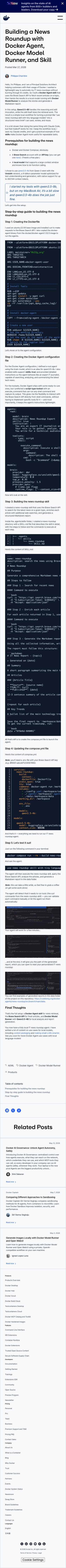 Docker - mobile full page