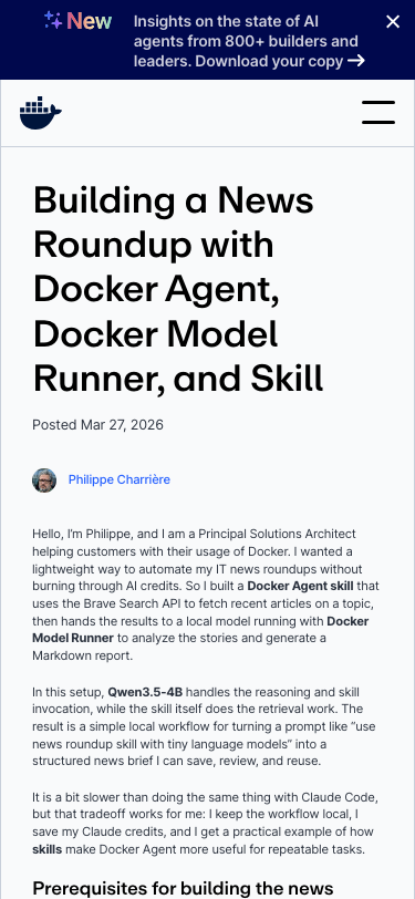 Docker - mobile