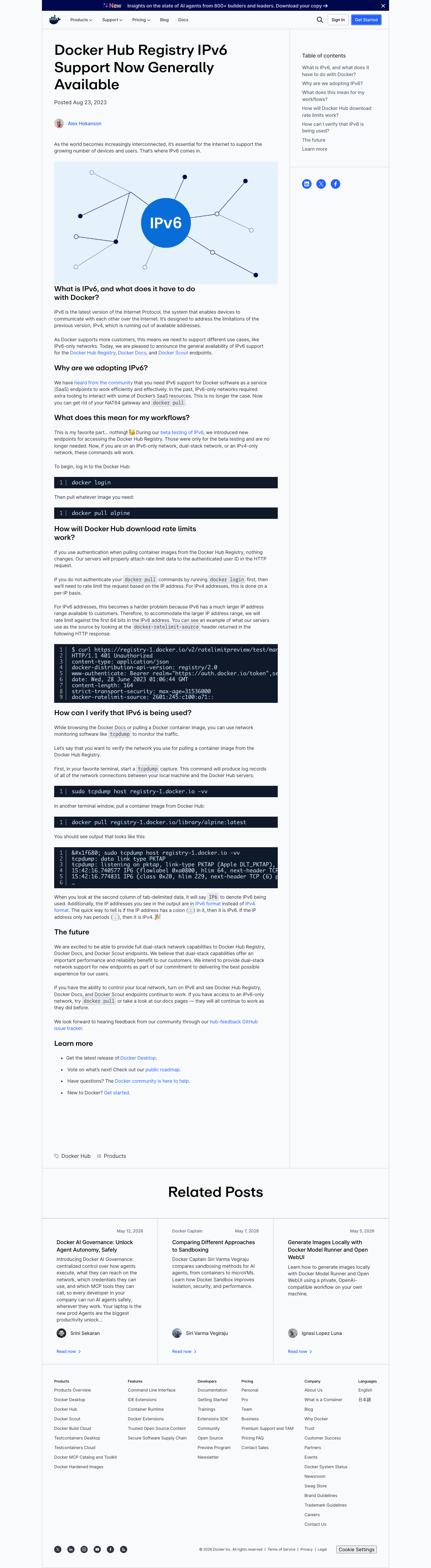 Docker - full page scroll