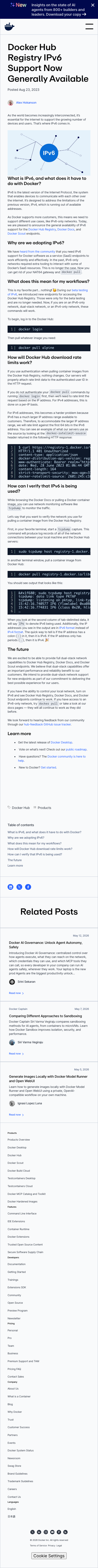 Docker - mobile full page