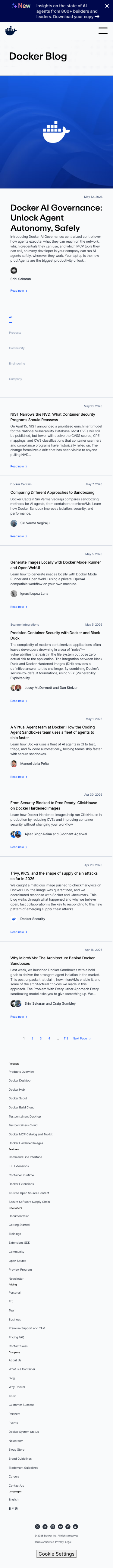 Docker — Blog - mobile full page