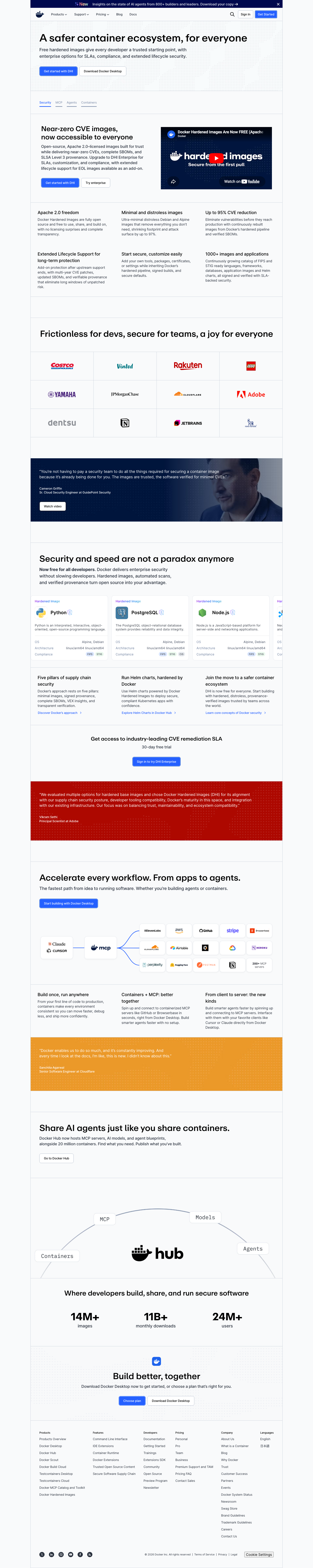 Docker - full page scroll