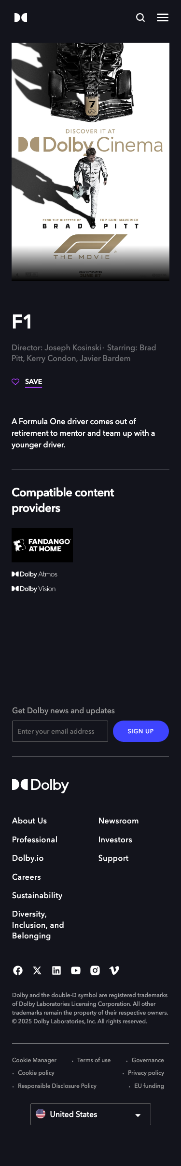 Dolby - mobile full page