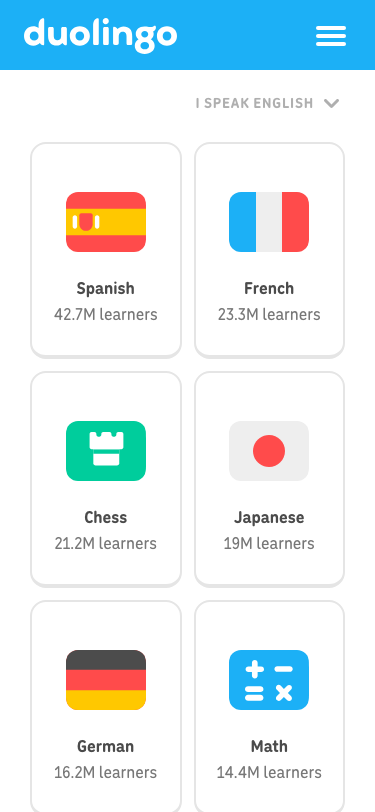 Duolingo - mobile