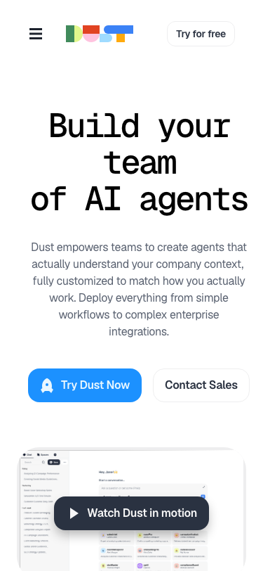 Dust Tt - mobile