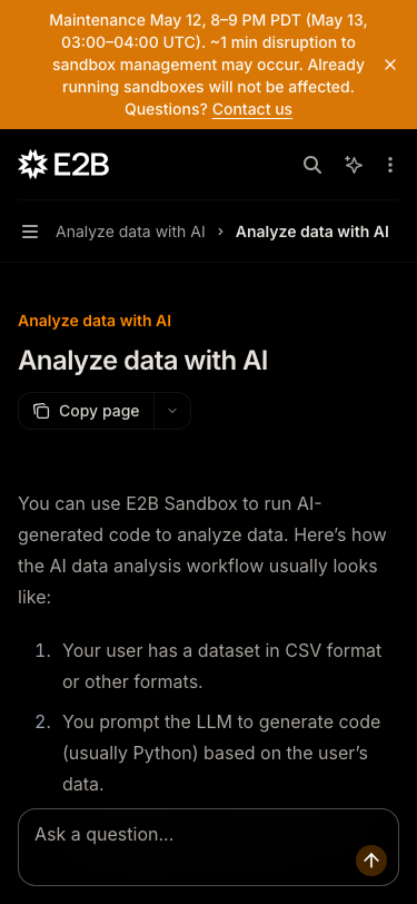 E2b — Docs - mobile