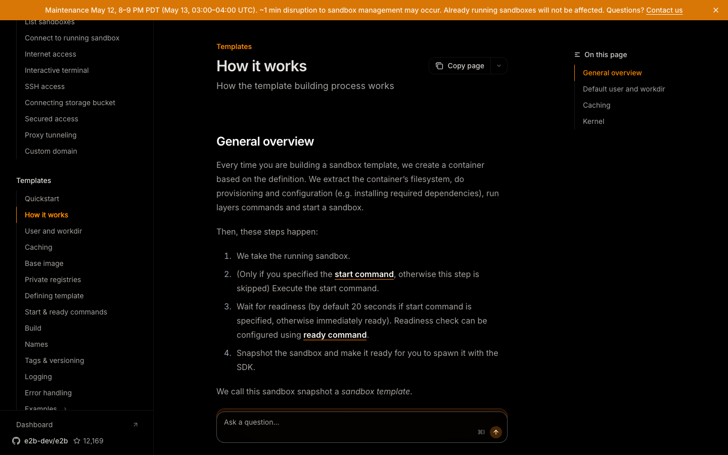 The page presents a stark, technical interface with a prominent code display. Typography is clean and functional, prioritizing readability over ornamentation. The overall aesthetic is utilitarian and focused on the tool itself. · ai sandbox, llm playground, developer tools, code editor, terminal interface, ai research, deep learning, sandbox environment
