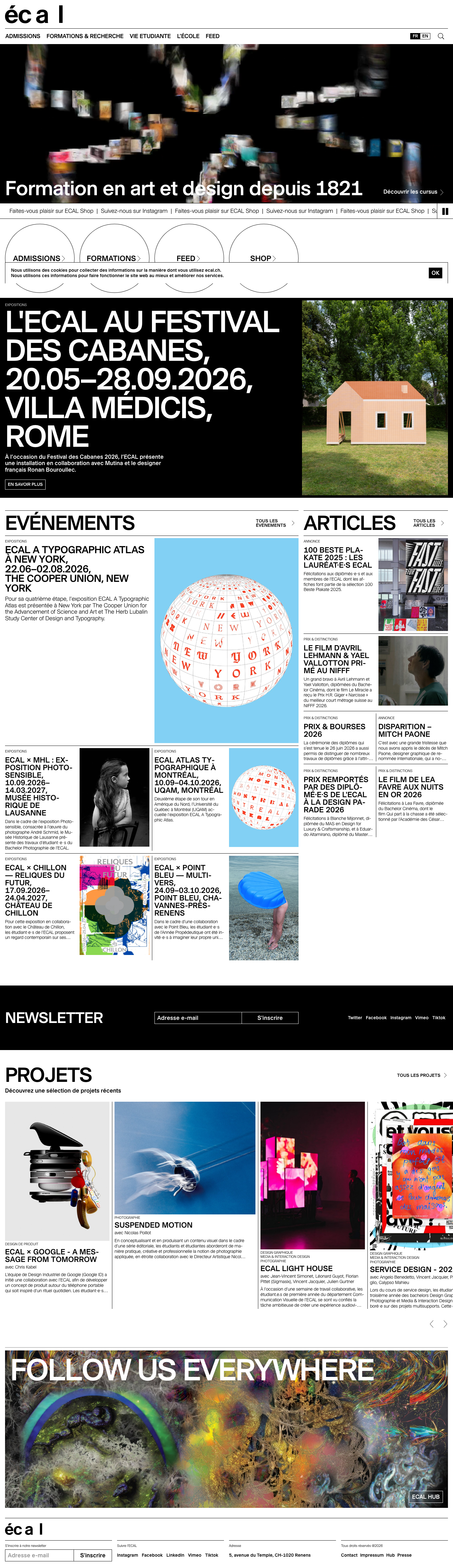 Ecal Ch - mobile full page