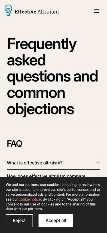 Effectivealtruism - mobile
