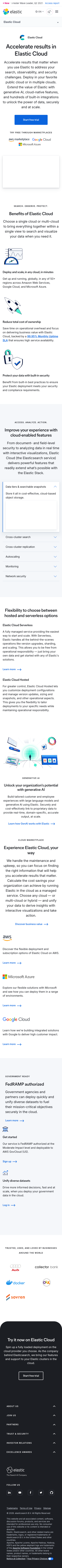 Elastic - mobile full page