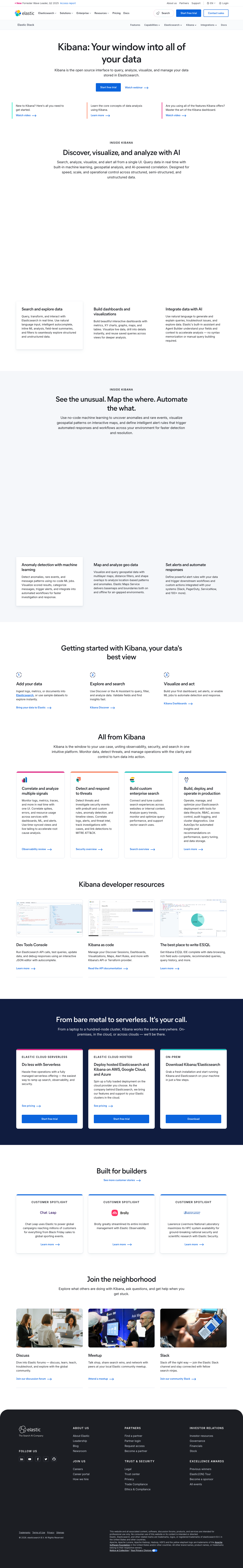 Elastic - full page scroll