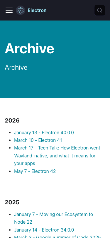 Electronjs - mobile