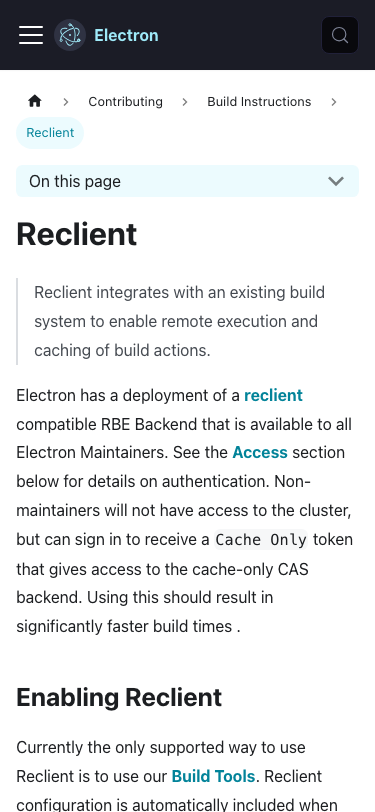 Electronjs — Docs - mobile