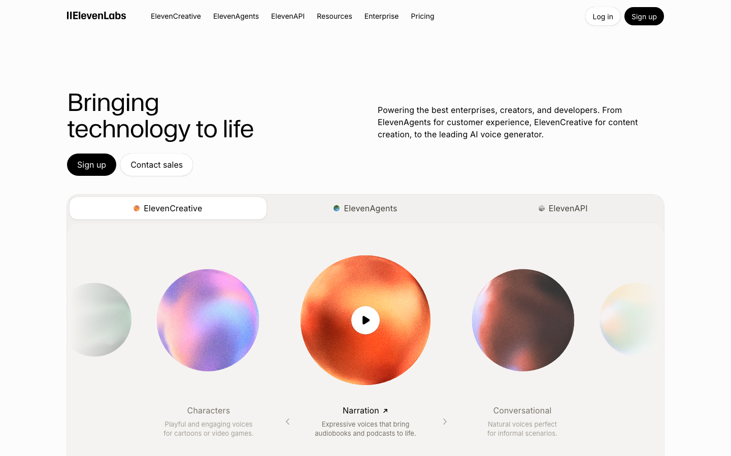 Elevenlabs - mobile